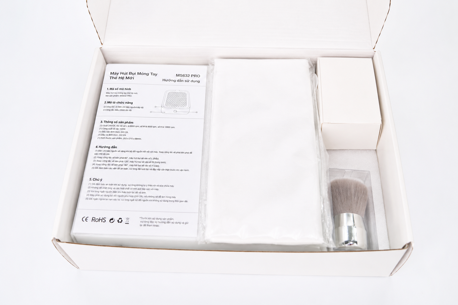 Máy Hút Bụi Móng Tay MS632 PRO công năng tốt