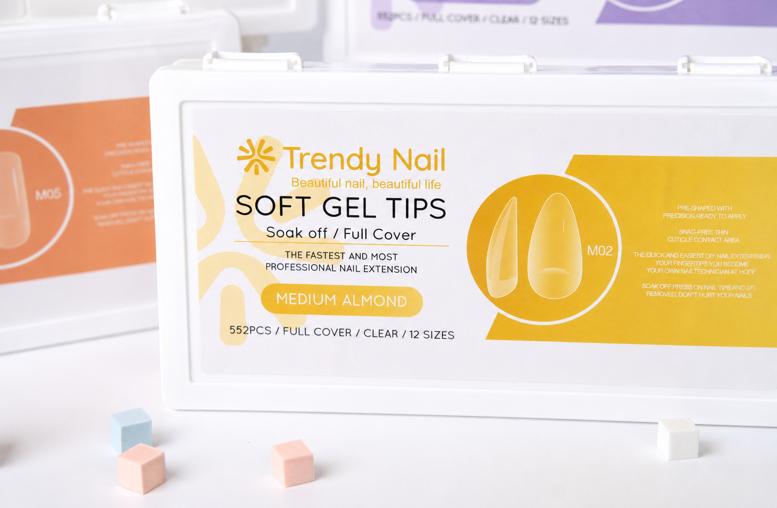 Móng úp TRENDY NAIL cao cấp mặt trơn giá tốt